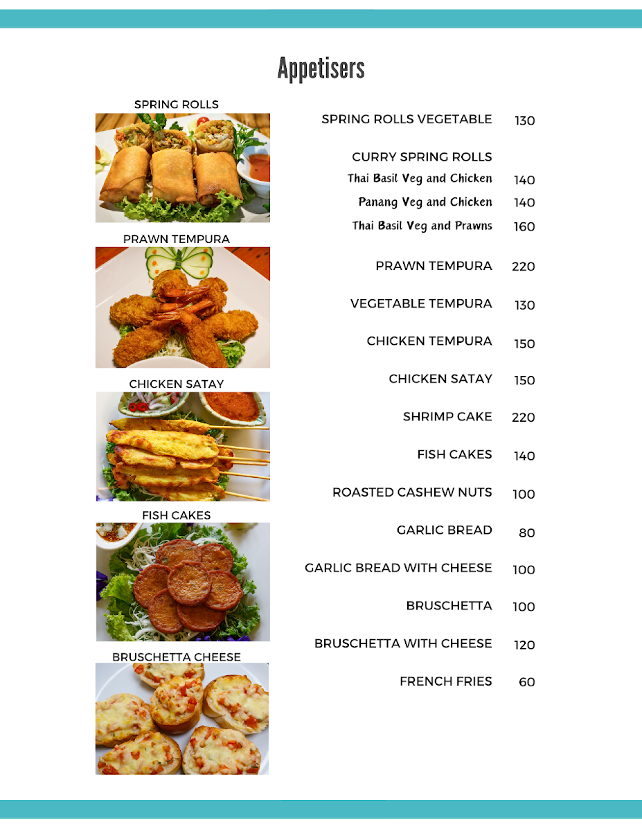 Malina's Kitchen Photo Menu 6