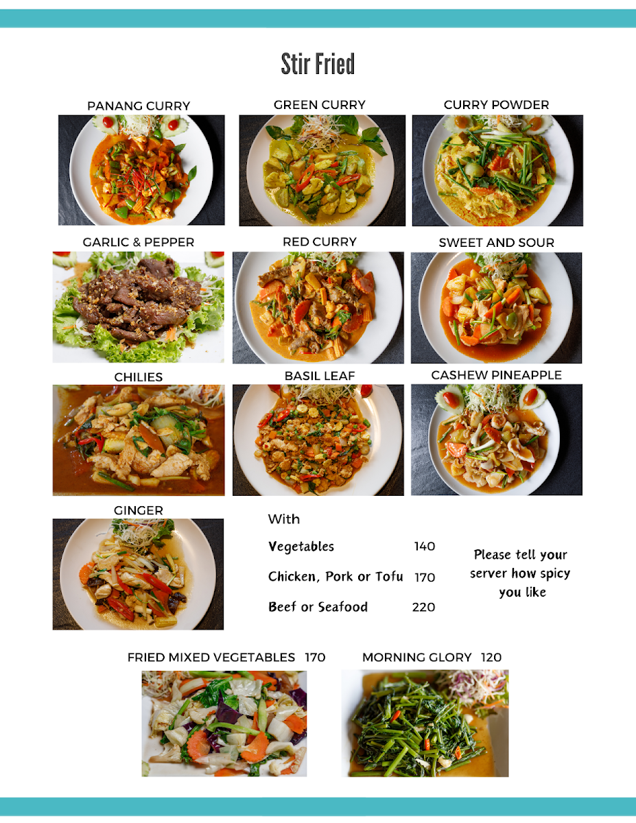 Malina's Kitchen Photo Menu 9