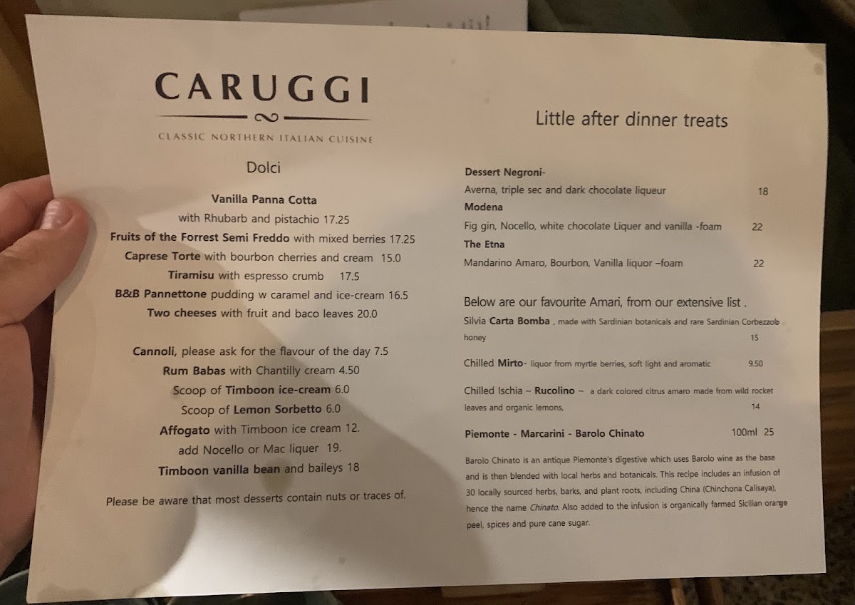 Caruggi Photo Menu 4