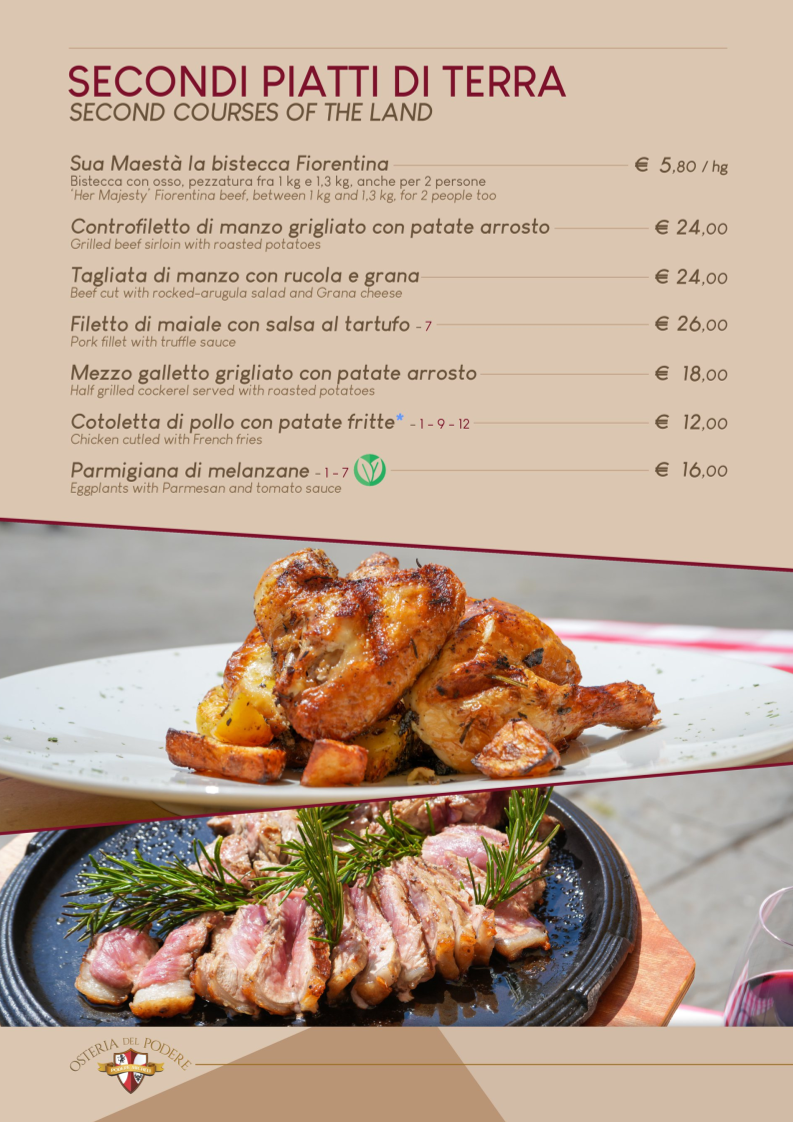 OSTERIA DEL PODERE Photo Menu 4