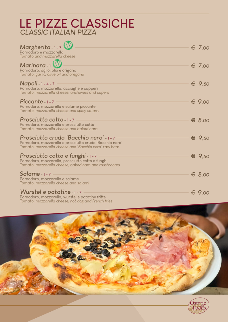 OSTERIA DEL PODERE Photo Menu 6