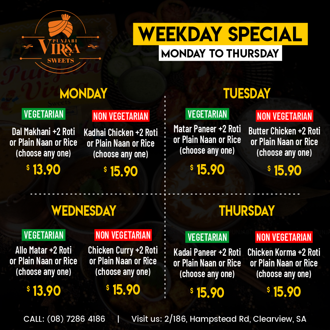 Punjabi Virsa Sweets & Restaurant Photo Menu 5