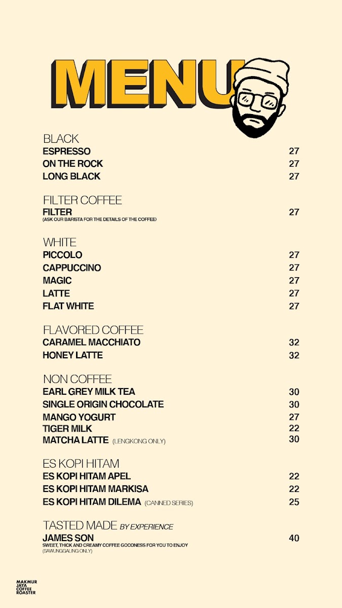 Makmur Jaya Coffee Roasters - Lengkong Besar Photo Menu 1
