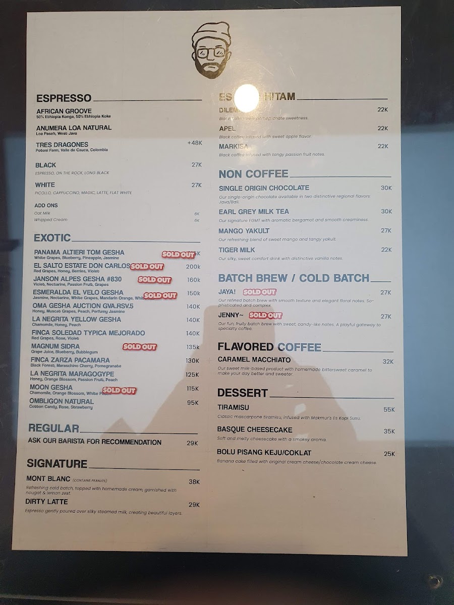 Makmur Jaya Coffee Roasters - Lengkong Besar Photo Menu 6