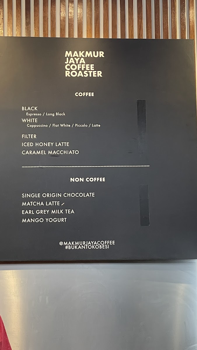 Makmur Jaya Coffee Roasters - Lengkong Besar Photo Menu 7