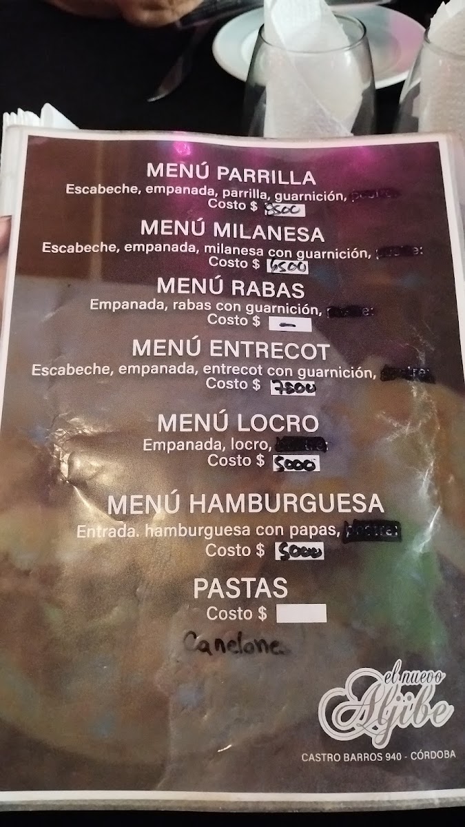 El Aljibe Parrilla Bar Photo Menu 1