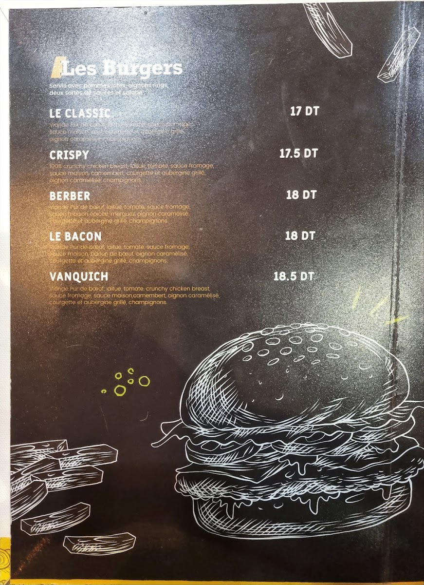 Restaurant Miam's Hammam Sousse Photo Menu 7