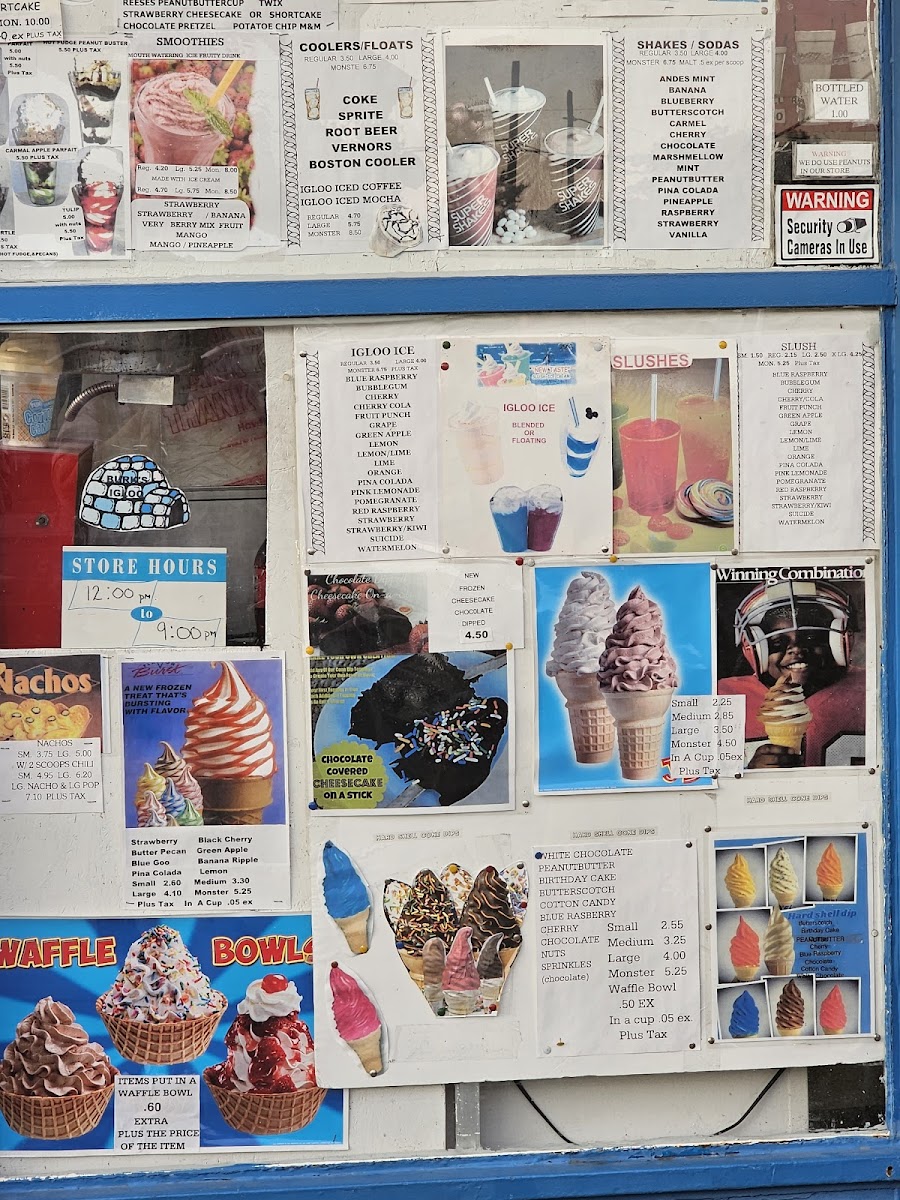 Burk's Igloo Photo Menu 2