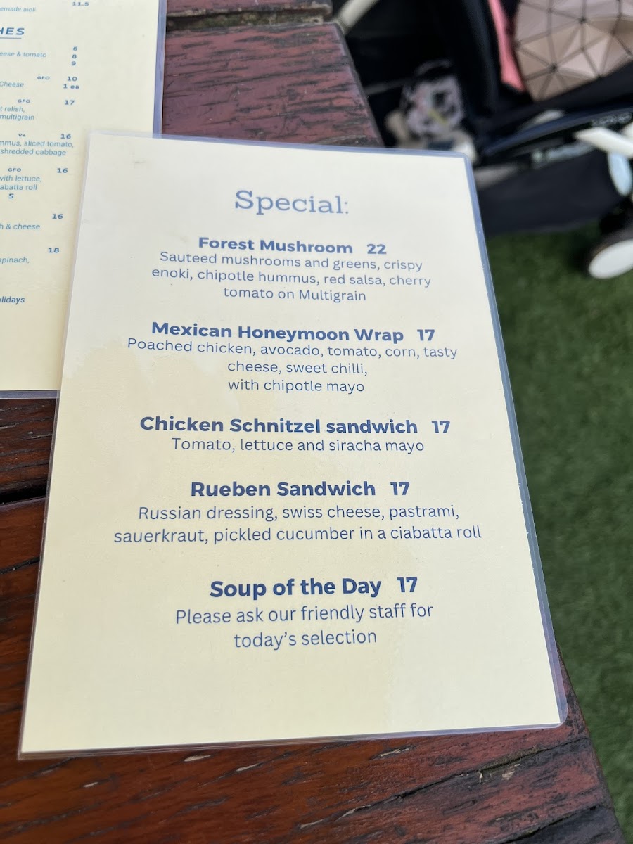 Adeney Milk Bar Cafe Photo Menu 7