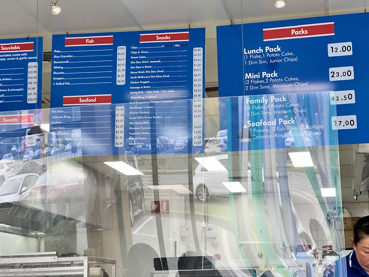Gylls & Grylls Fish & Chippery Narre Warren Photo Menu 5