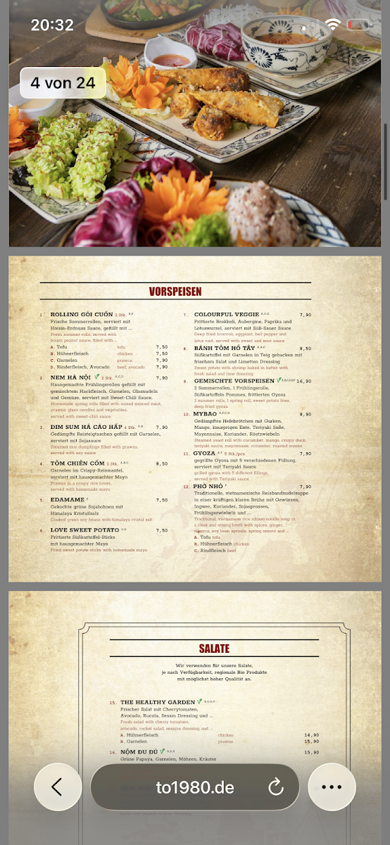To1980 - Vietnamese Street Food Photo Menu 5
