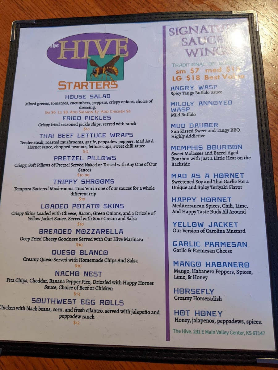 The Hive Bar Sports Bar & Grill Photo Menu 3