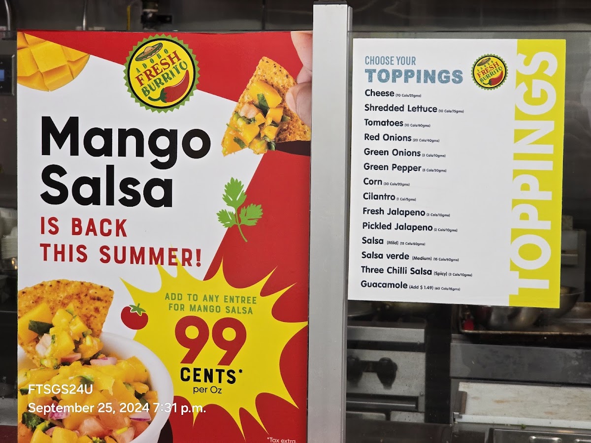 Fresh Burrito Photo Menu 10