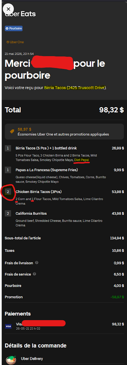 Fresh Burrito Photo Menu 2