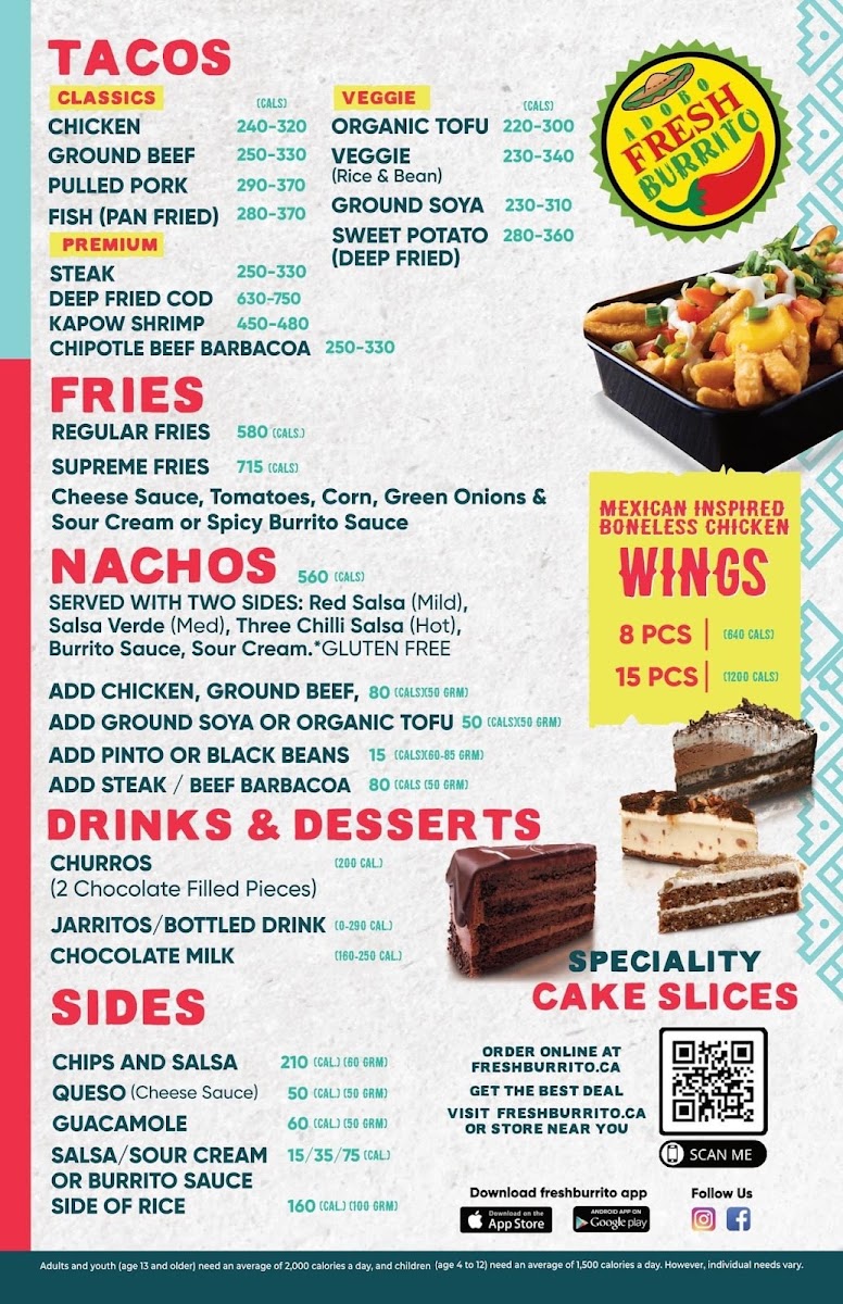 Fresh Burrito Photo Menu 6