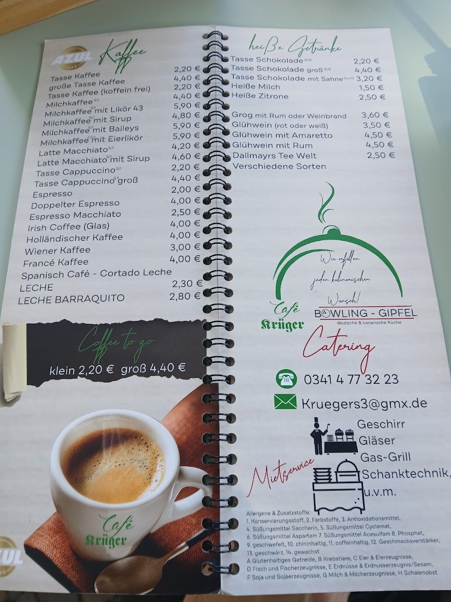 Café Krüger Photo Menu 4