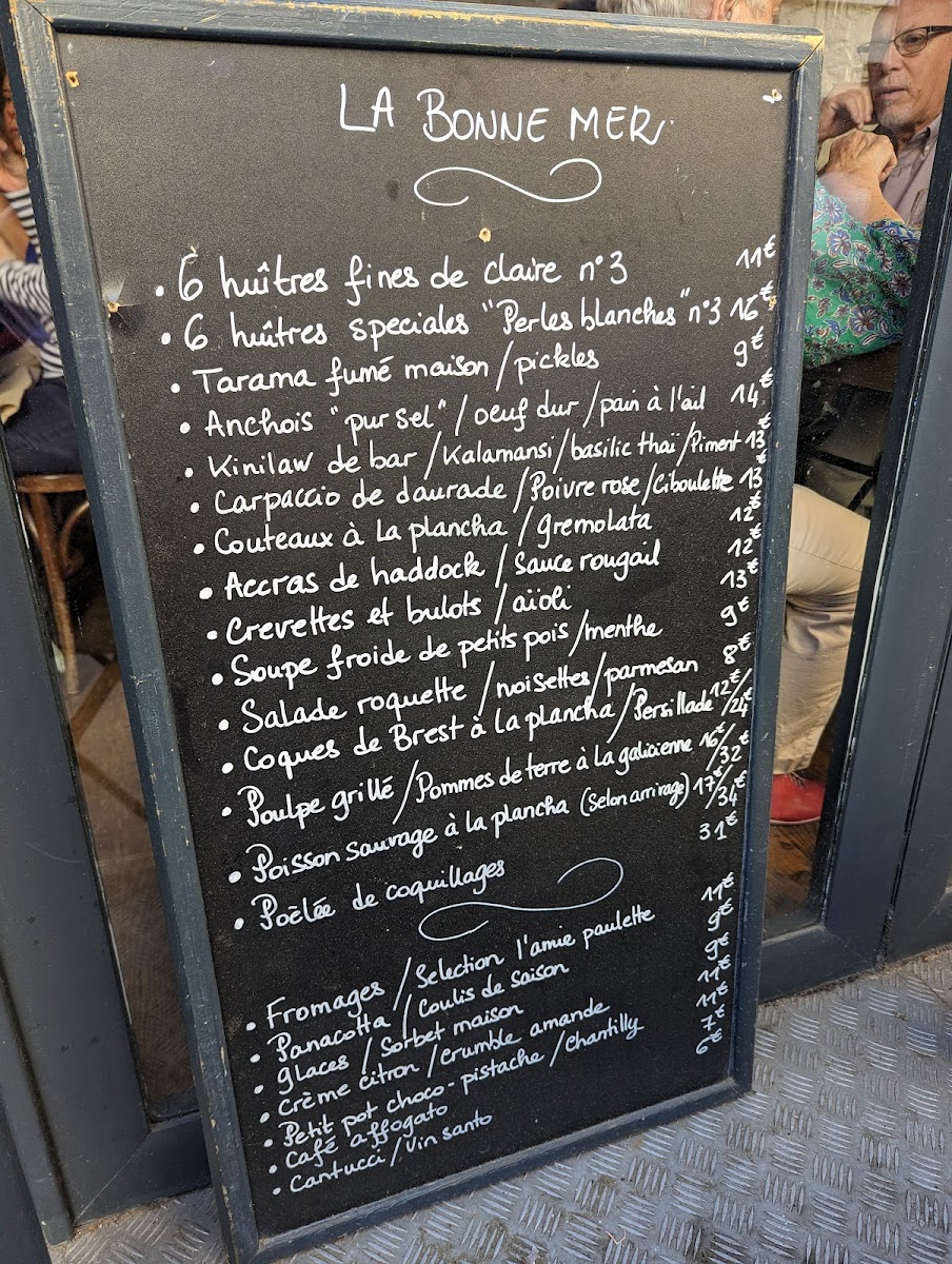 La Bonne Mer Photo Menu 8