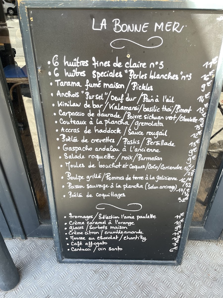 La Bonne Mer Photo Menu 9