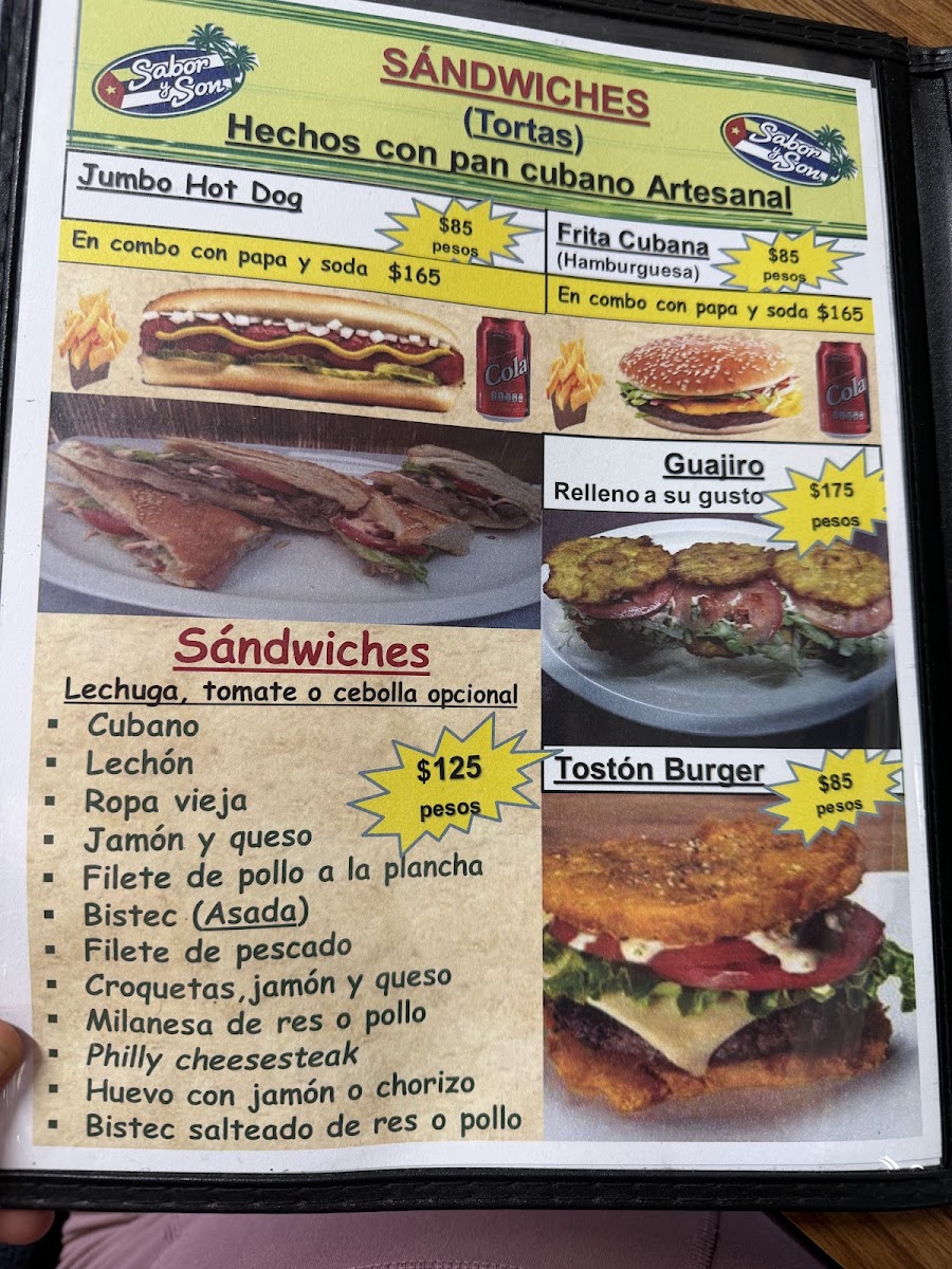 Restaurante Sabor y Son Photo Menu 1