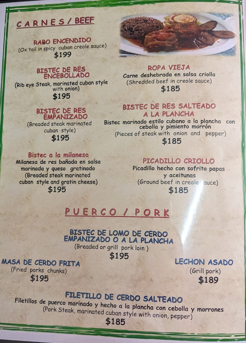 Restaurante Sabor y Son Photo Menu 10