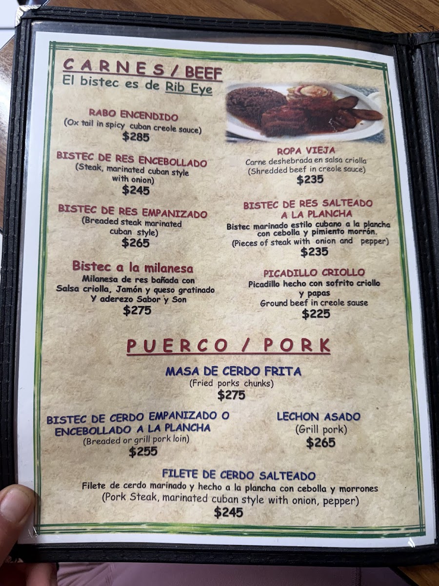 Restaurante Sabor y Son Photo Menu 2