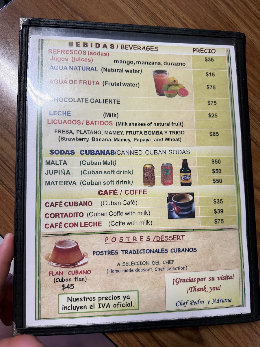 Restaurante Sabor y Son Photo Menu 5