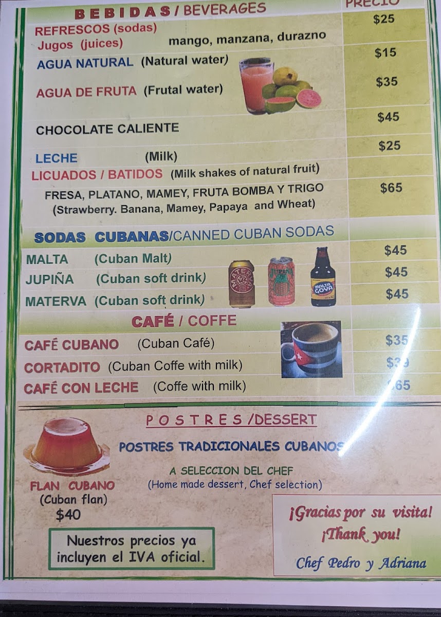 Restaurante Sabor y Son Photo Menu 8