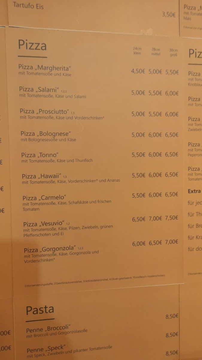 Pizzeria la Cresta Photo Menu 4