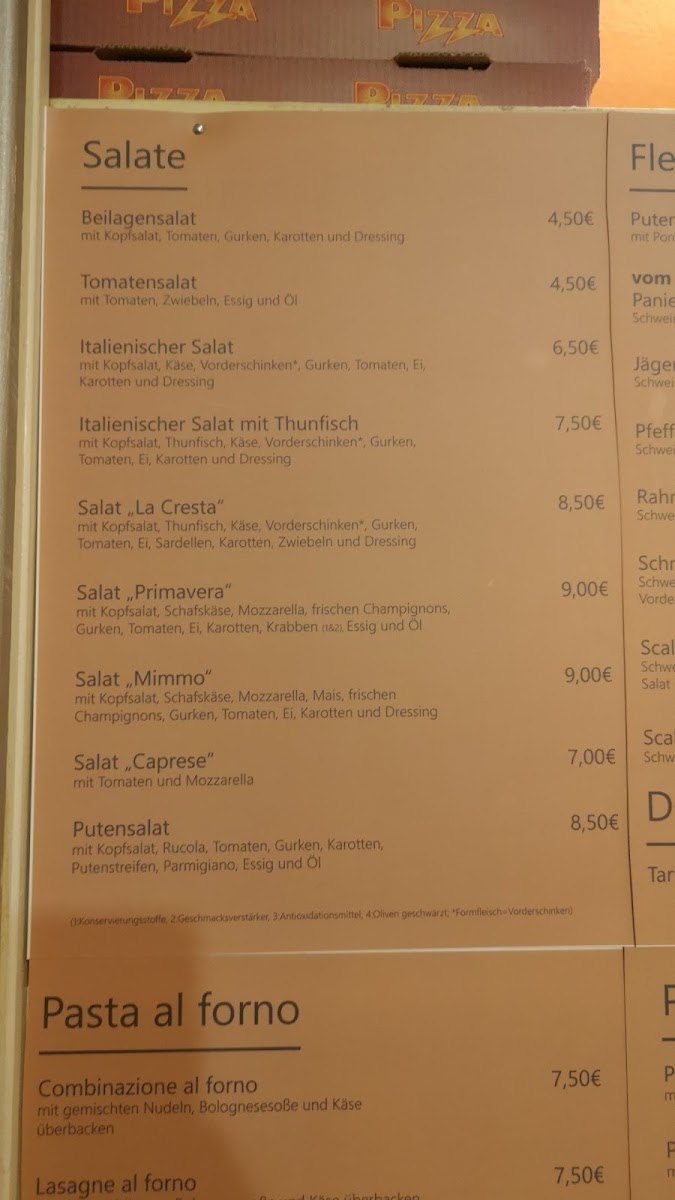 Pizzeria la Cresta Photo Menu 7