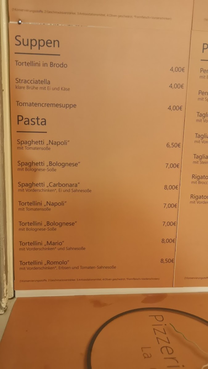 Pizzeria la Cresta Photo Menu 8