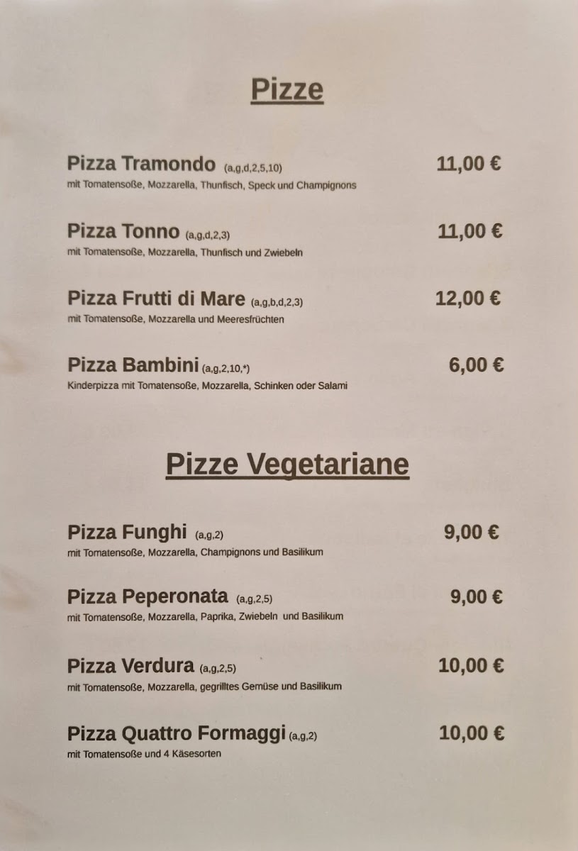 Trattoria da Bruno Photo Menu 5