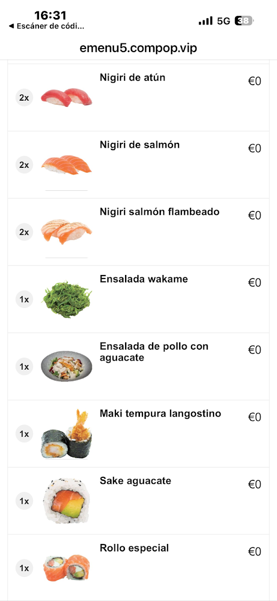 RESTAURANTE KISHIN SUSHI Photo Menu 3