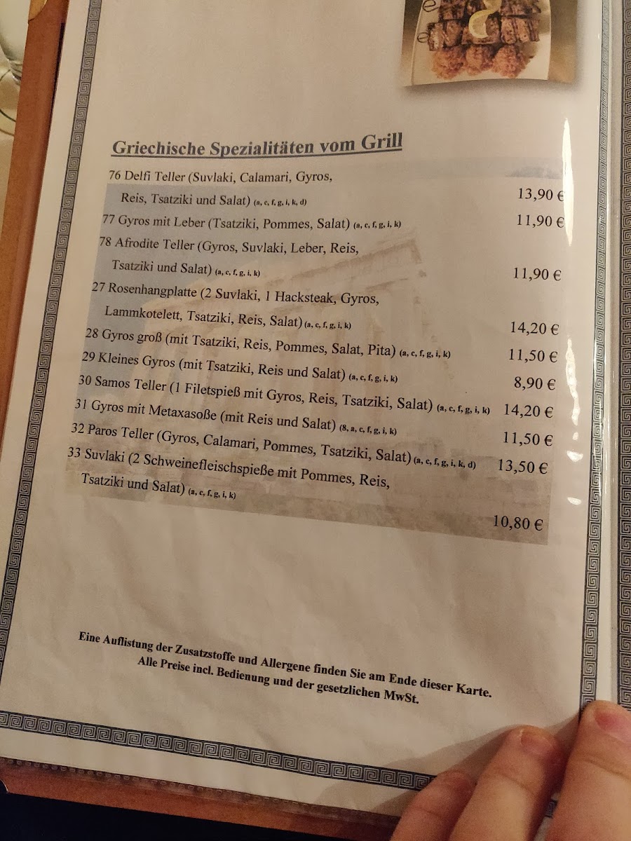 Restaurant Am Rosenhang Photo Menu 5