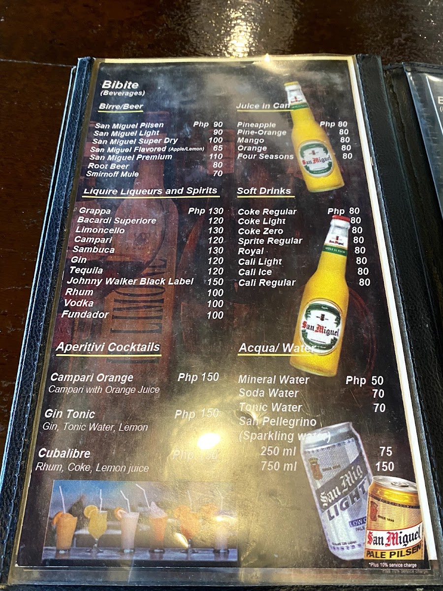 La Tegola Busay Photo Menu 2