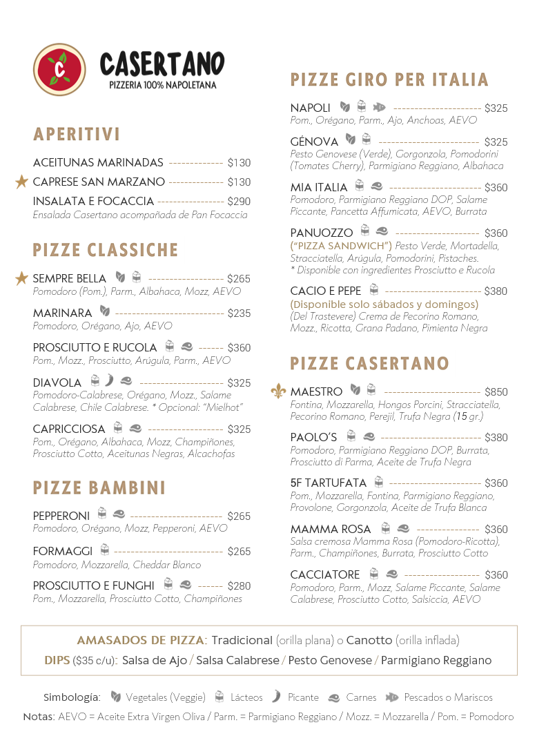 CASERTANO Photo Menu 1