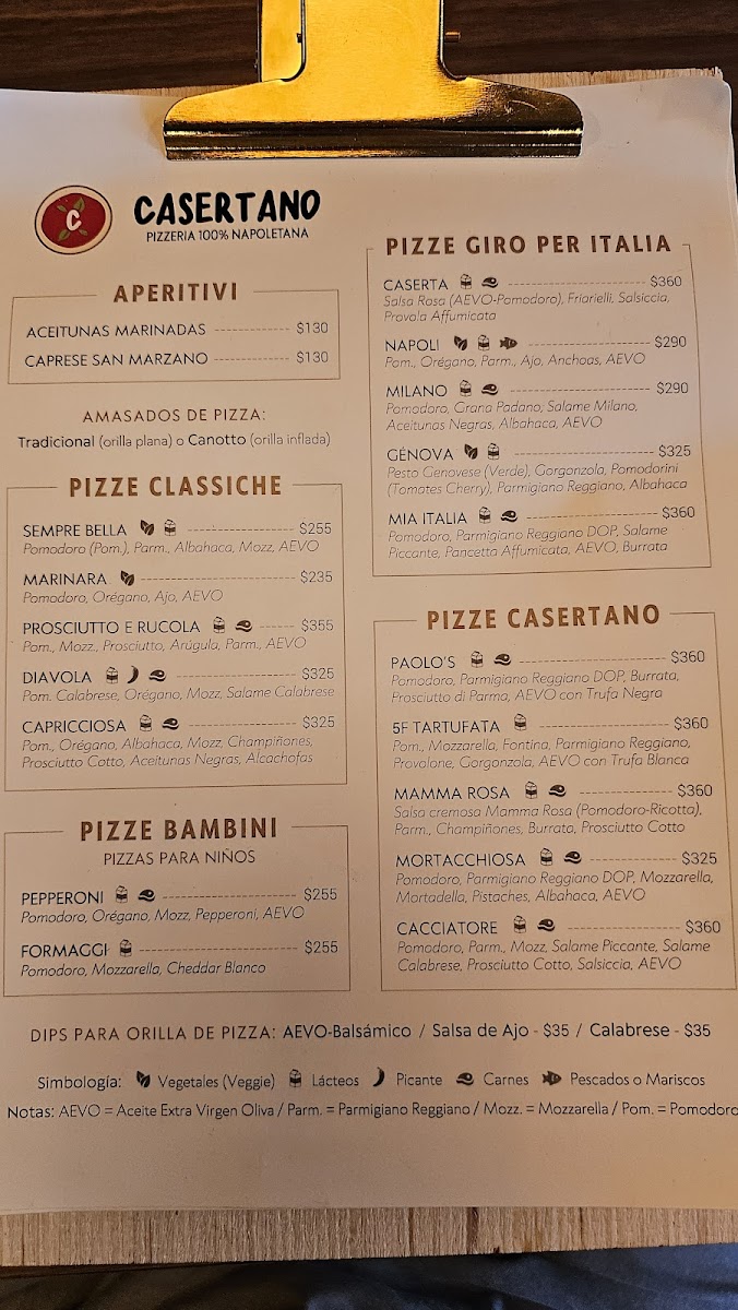 CASERTANO Photo Menu 10