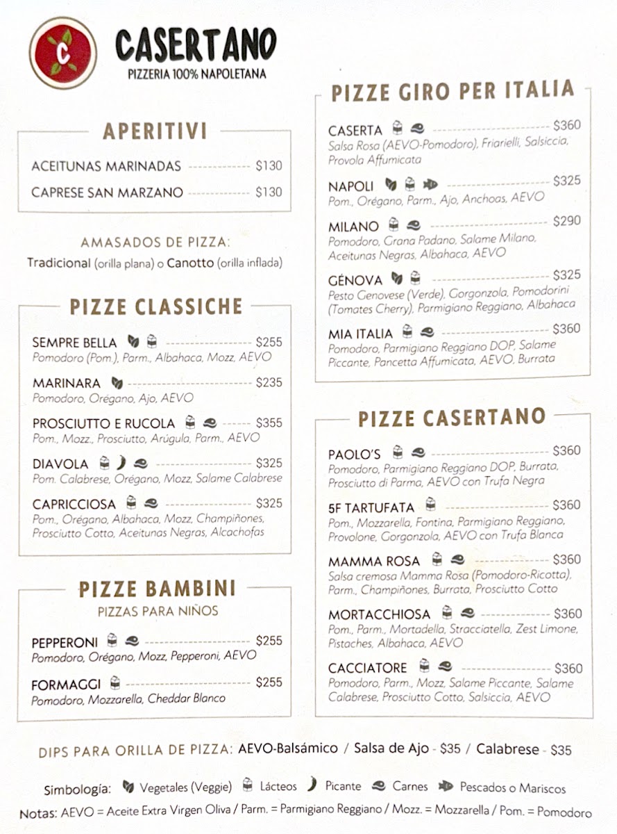CASERTANO Photo Menu 5