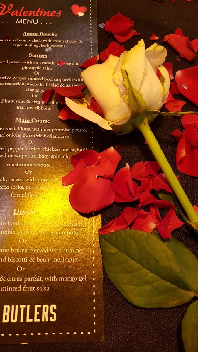 Butlers Restaurant and Bar Photo Menu 10