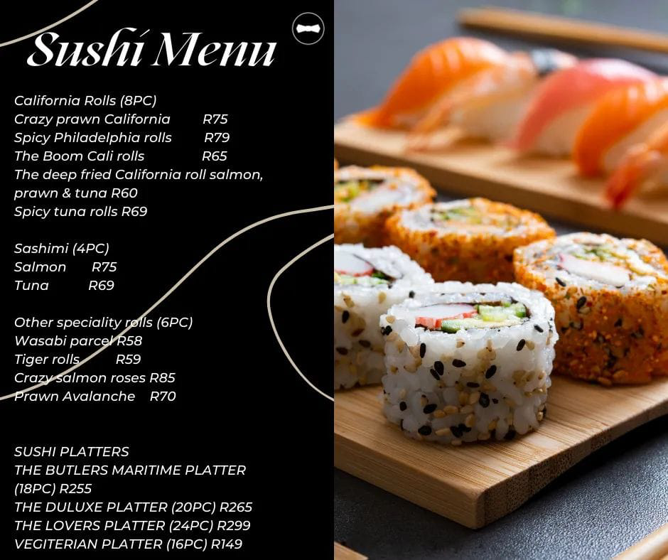 Butlers Restaurant and Bar Photo Menu 4