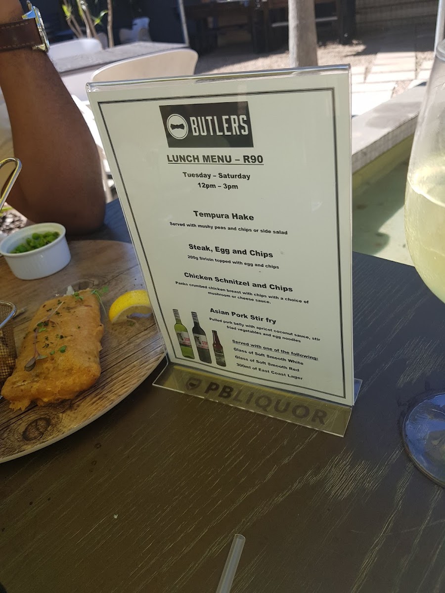 Butlers Restaurant and Bar Photo Menu 7