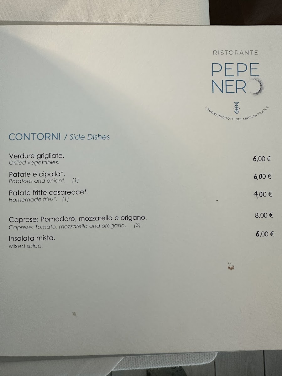 Pepe Nero Photo Menu 5