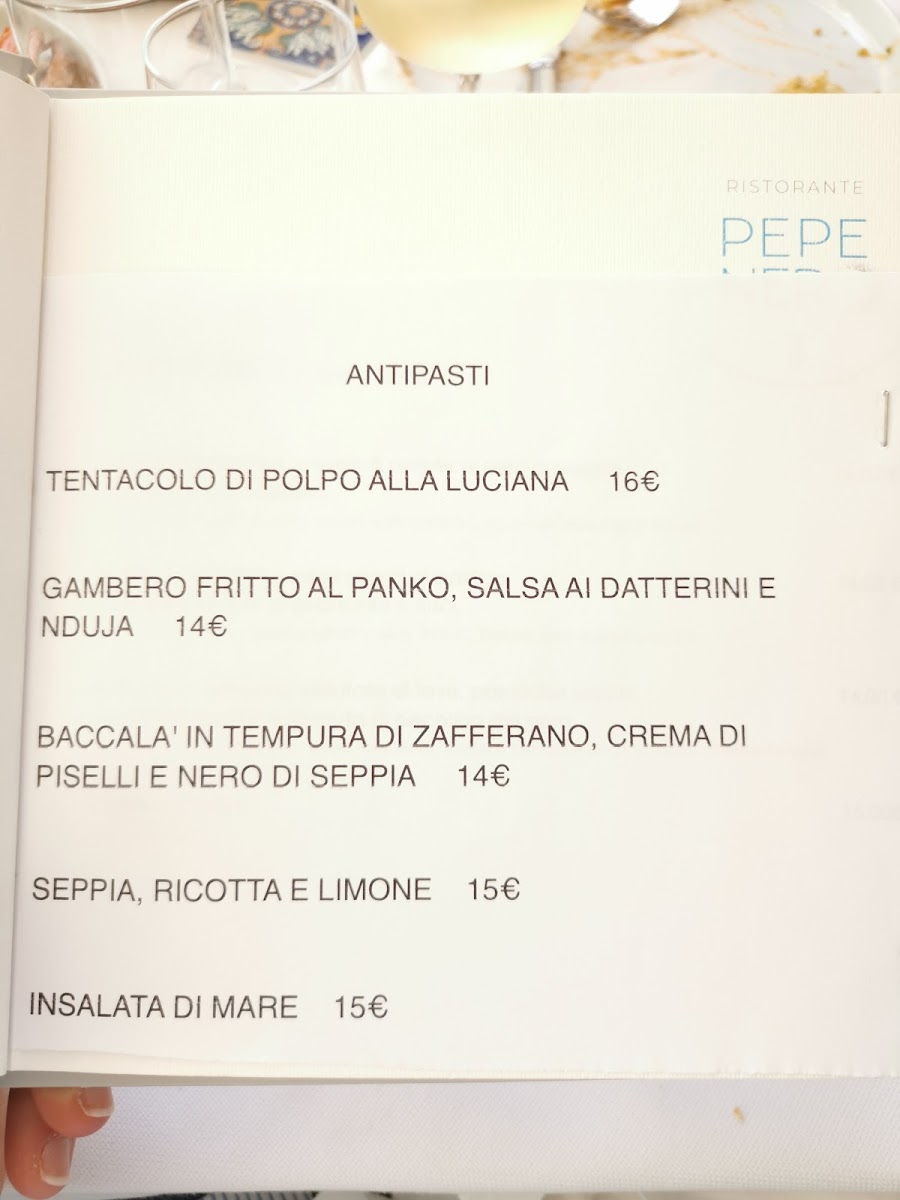 Pepe Nero Photo Menu 8