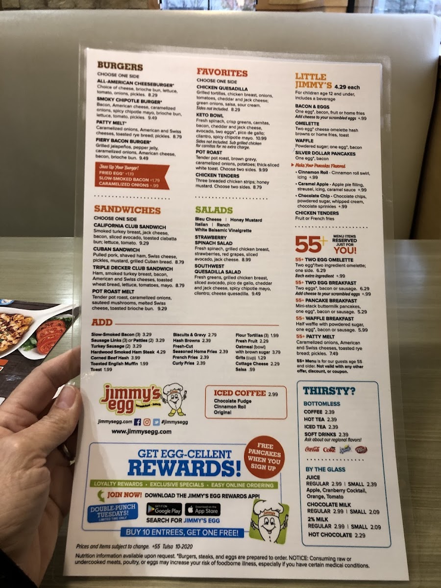Jimmy's Egg Photo Menu 2