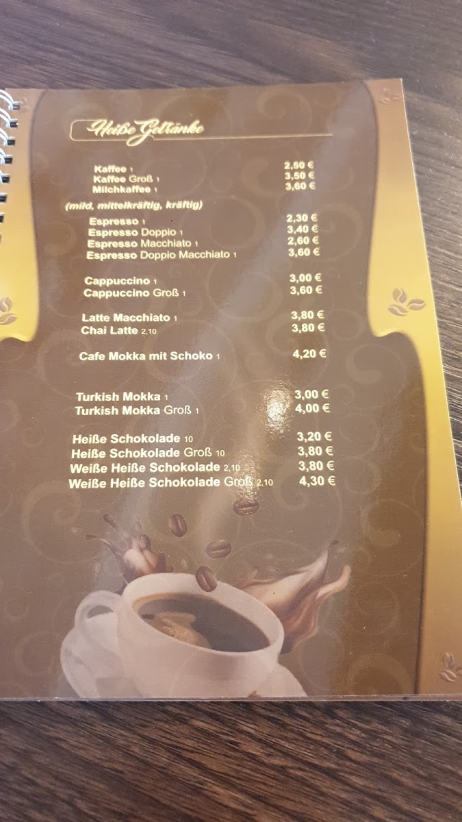 Moha Kaffee-Rösterei P3 8-9 Photo Menu 5