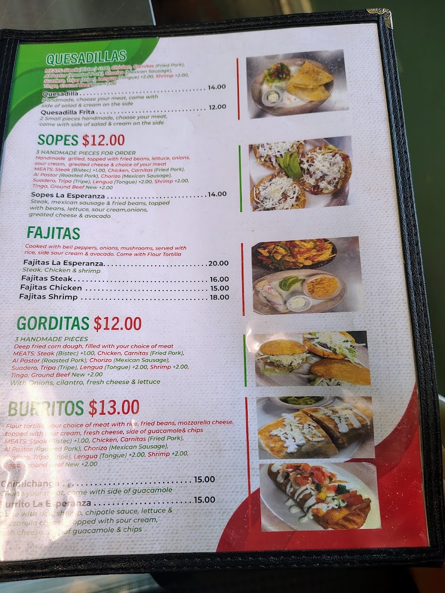 La Esperanza Photo Menu 7