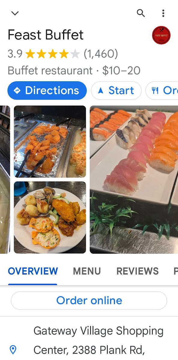 Feast Buffet Photo Menu 9