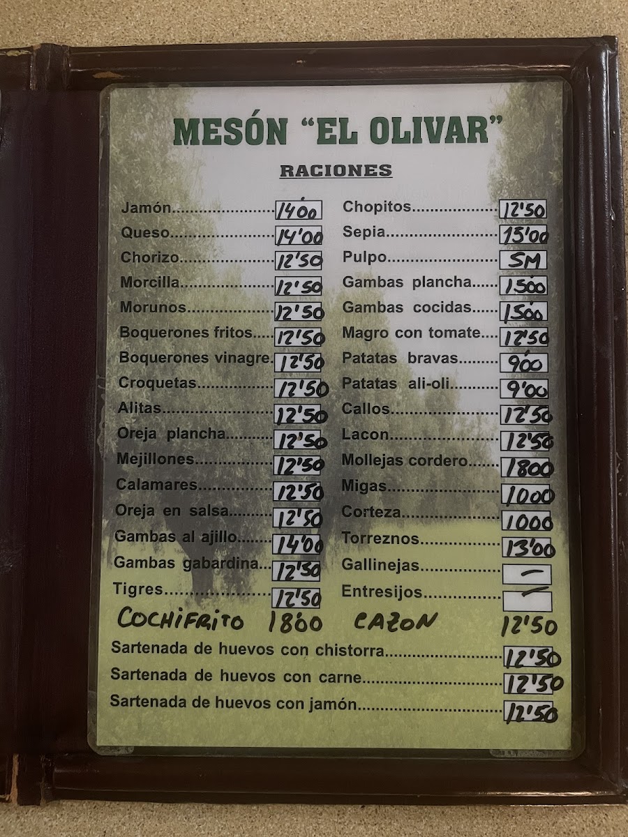 Meson El Olivar Photo Menu 6