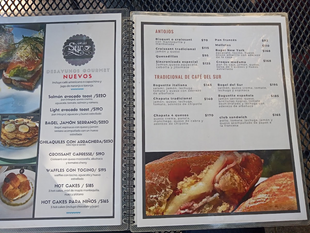 South Cafe Photo Menu 2