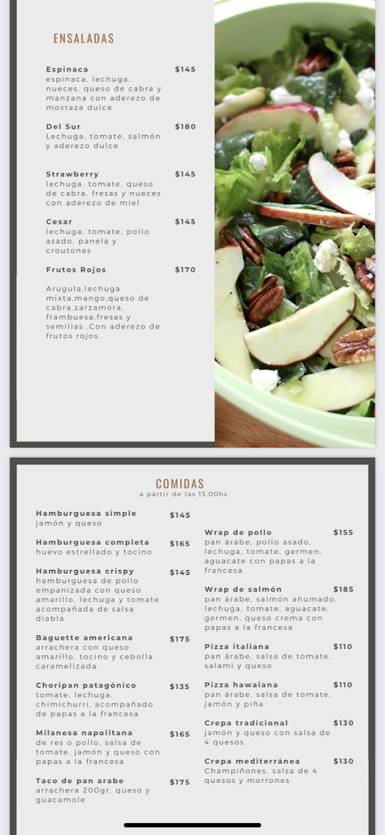 South Cafe Photo Menu 6