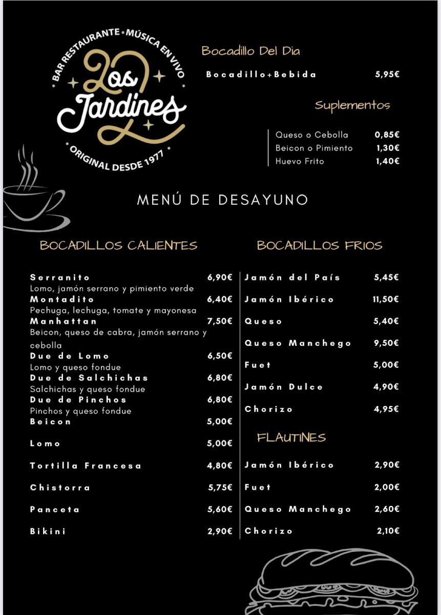 Restaurante Los Jardines 22 Photo Menu 1